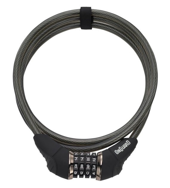 Zapięcie rowerowe ONGUARD AKITA X-SERIES 8042 LINKA + SZYFR, Wymiary: 185cm  x 10mm (NEW)