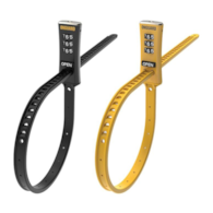 Zapięcie rowerowe ONGUARD 8078 Zip Lock Pack - 10mm 180cm - SZYFR black/yellow zestaw 2 szt (NEW)
