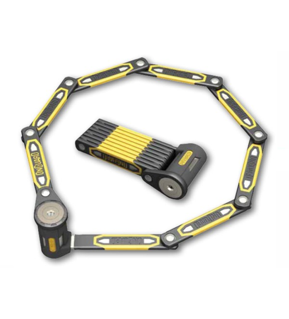 Zapięcie rowerowe składane ONGUARD HEAVY DUTY LINK PLATE LOCK K9 8114, Długość: 112,5cm, 5x Kluczy z kodem (NEW)