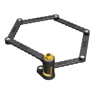 Zapięcie rowerowe składane ONGUARD LINK PLATE LOCK K9 COMBO 8115 + SZYFR, Długość: 88,5cm (NEW)
