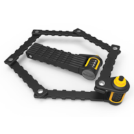 Zapięcie rowerowe składane ONGUARD LINK PLATE LOCK K9 COMBO 8116C + SZYFR, Długość: 75cm (NEW)