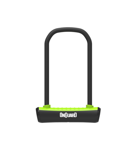 Zapięcie rowerowe ONGUARD NEON 8153GR U-LOCK - ⌀ 11mm, Wymiary:115mm 230mm - uchwyt + 2x Klucze Zielone (NEW)