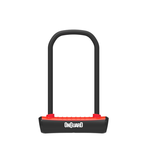 Zapięcie rowerowe ONGUARD NEON 8153RD U-LOCK - ⌀ 11mm, Wymiary:115mm 230mm - uchwyt + 2x Klucze Czerwone (NEW)