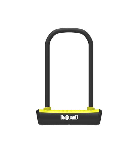 Zapięcie rowerowe ONGUARD NEON 8153YL U-LOCK - ⌀ 11mm, Wymiary:115mm 230mm - uchwyt + 2x Klucze Żółte (NEW)