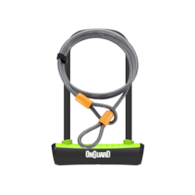 Zapięcie rowerowe ONGUARD NEON 8154GR U-LOCK + LINKA - ⌀ 11mm, Wymiary: 115mm x 230mm - uchwyt + 2x Klucze + LINKA 10mm x 120cm Zielone (NEW)