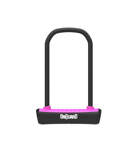 Zapięcie rowerowe ONGUARD NEON 8155PN U-LOCK MINI - 90mm 140mm - uchwyt + 2x Klucze Różowe (NEW)