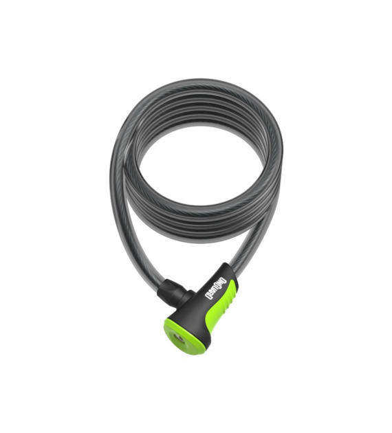 Zapięcie rowerowe ONGUARD NEON 8156GR Linka - 12mm 180cm - uchwyt + 2x Klucze Zielone (NEW)