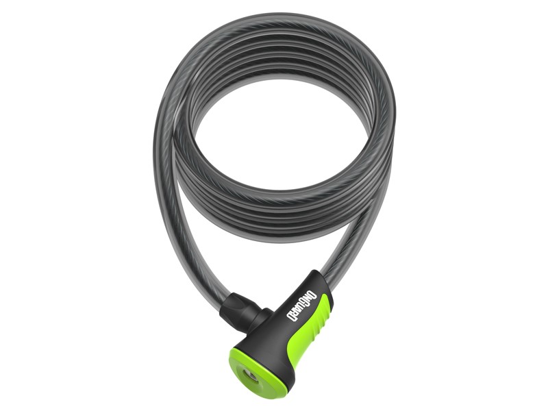 Zapięcie rowerowe ONGUARD NEON 8162GR Linka - 12mm 180cm - 2 x Klucze zielone