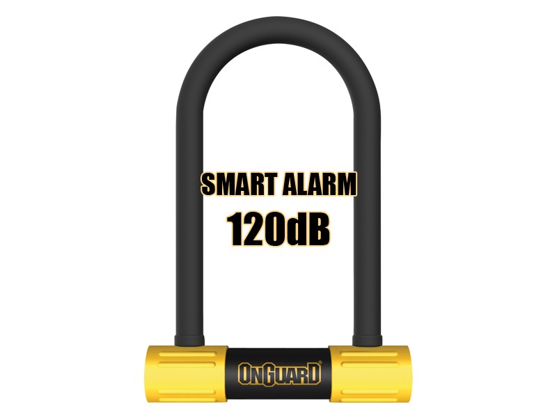 Zapięcie rowerowe ONGUARD Smart Alarm 8267 U-LOCK  - 14mm 85mm 150mm - 5 x Klucze z kodem (NEW)
