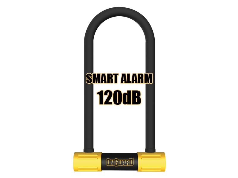 Zapięcie rowerowe ONGUARD Smart Alarm 8268 U-LOCK  - 16mm 100mm 258mm - 5 x Klucze z kodem (NEW)