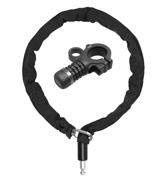 Zapięcie do e-hulajnogi ONGUARD 8297 ŁAŃCUCH - 4mm*120cm - SZYFR (NEW)