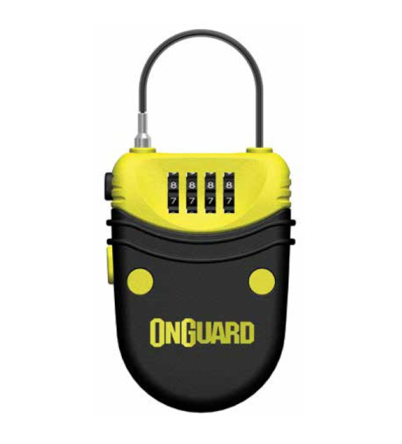 Zapięcie do e-hulajnogi ONGUARD SCOOTER ROLLER CABLE LOCK 8299 LINKA - 2,5mm*120cm - SZYFR (NEW)