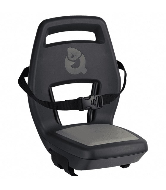 Fotelik dziecięcy QIBBEL JUNIOR 6+ Granite Grey anthracite/grey, mocowanie na bagażnik, udźwig 35kg (NEW 2026)