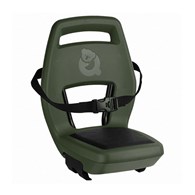 Fotelik dziecięcy QIBBEL JUNIOR 6+ Magic green green/black, mocowanie na bagażnik, udźwig 35kg (NEW 2026)