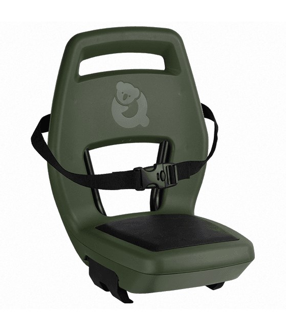 Fotelik dziecięcy QIBBEL JUNIOR 6+ Magic green green/black, mocowanie na bagażnik, udźwig 35kg (NEW 2026)