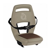 Fotelik dziecięcy QIBBEL JUNIOR 6+ Cappucino sand/brown, mocowanie na bagażnik, udźwig 35kg (NEW 2026)
