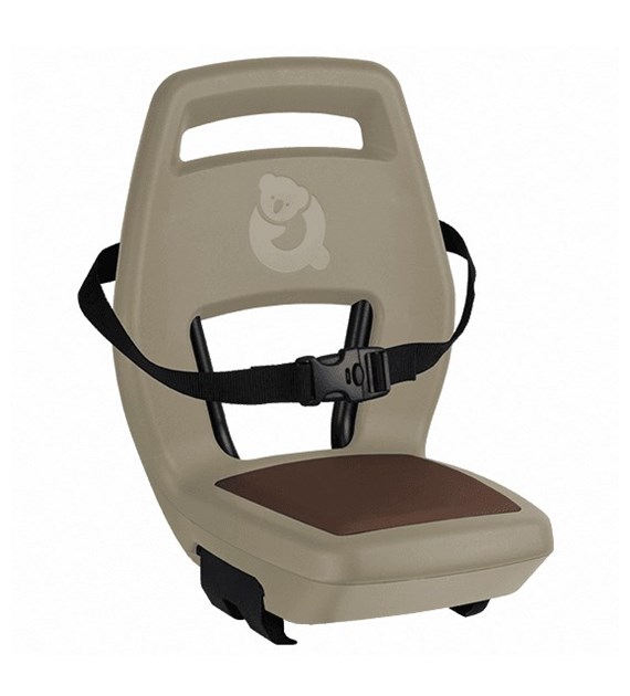 Fotelik dziecięcy QIBBEL JUNIOR 6+ Cappucino sand/brown, mocowanie na bagażnik, udźwig 35kg (NEW 2026)