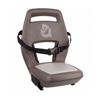 Fotelik dziecięcy QIBBEL JUNIOR 6+ Hazel Brown brown/beige, mocowanie na bagażnik, udźwig 35kg (NEW 2026)