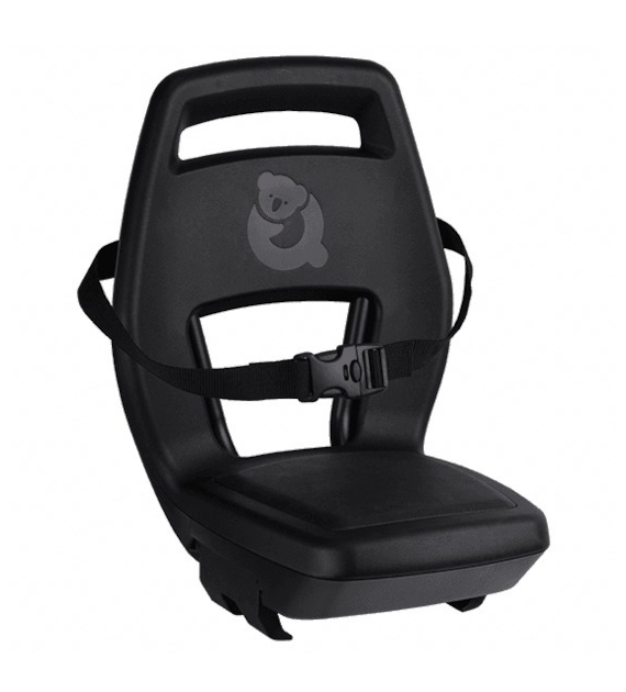 Fotelik dziecięcy QIBBEL JUNIOR 6+ MIK-HD Midnight Black black/black, mocowanie na bagażnik z systemem MIK, udźwig 35kg (NEW 2026)
