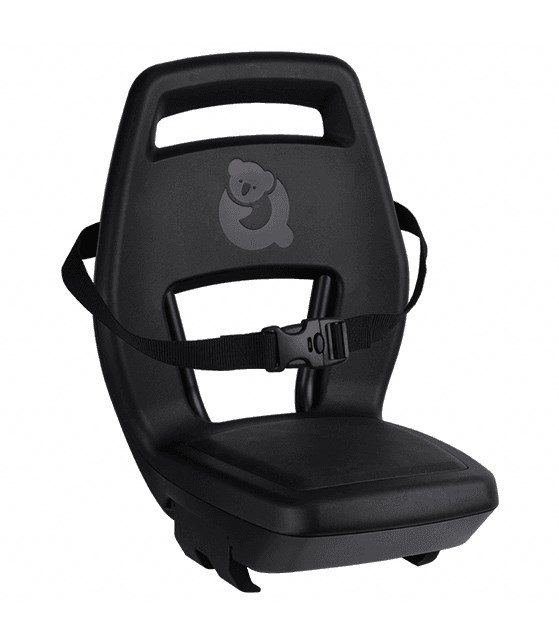 Fotelik dziecięcy QIBBEL JUNIOR 6+ MIK-HD Midnight Black black/black, mocowanie na bagażnik z systemem MIK, udźwig 35kg (NEW 2026)