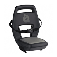 Fotelik dziecięcy QIBBEL JUNIOR 6+ MIK-HD Granite Grey anthracite/grey, mocowanie na bagażnik z systemem MIK, udźwig 35kg (NEW 2026)