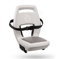 Fotelik dziecięcy QIBBEL JUNIOR 6+ Pebble Grey beige/brown, mocowanie na bagażnik, udźwig 35kg (NEW 2026)