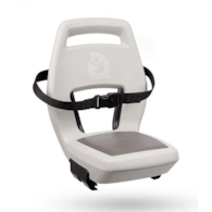 Fotelik dziecięcy QIBBEL JUNIOR 6+ Pebble Grey beige/brown, mocowanie na bagażnik, udźwig 35kg (NEW 2026)
