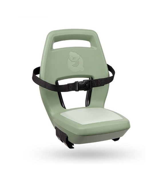 Fotelik dziecięcy QIBBEL JUNIOR 6+ Sage Green green/green, mocowanie na bagażnik, udźwig 35kg (NEW 2026)