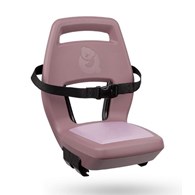 Fotelik dziecięcy QIBBEL JUNIOR 6+ Plum Rose pink/pink, mocowanie na bagażnik, udźwig 35kg (NEW 2026)