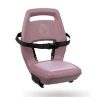 Fotelik dziecięcy QIBBEL JUNIOR 6+ Plum Rose pink/pink, mocowanie na bagażnik, udźwig 35kg (NEW 2026)