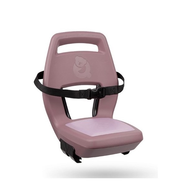 Fotelik dziecięcy QIBBEL JUNIOR 6+ Plum Rose pink/pink, mocowanie na bagażnik, udźwig 35kg (NEW 2026)