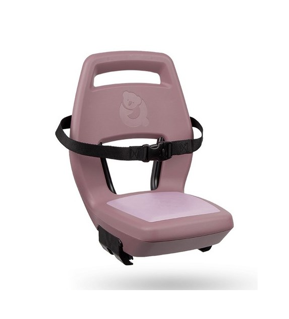 Fotelik dziecięcy QIBBEL JUNIOR 6+ Plum Rose pink/pink, mocowanie na bagażnik, udźwig 35kg (NEW 2026)