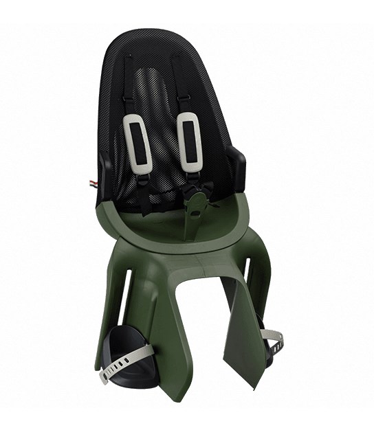 Fotelik dziecięcy QIBBEL AIR CARRIER magic green, mocowanie na bagażnik, udźwig 22kg (NEW 2026)