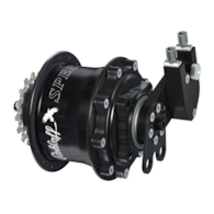 Piasta ROHLOFF Speedhub 500/14 CC DB 36 otw. Czarna, Zestaw (Pod oś Quick Release/Hamulec Tarczowy/Adapter Standard) (NEW)