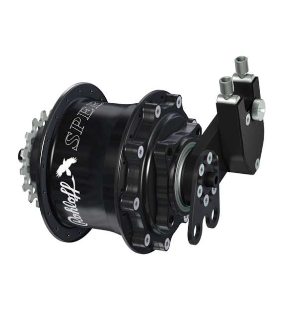 Piasta ROHLOFF Speedhub 500/14 CC DB 36 otw. Czarna, Zestaw (Pod oś Quick Release/Hamulec Tarczowy/Adapter Standard) (NEW)