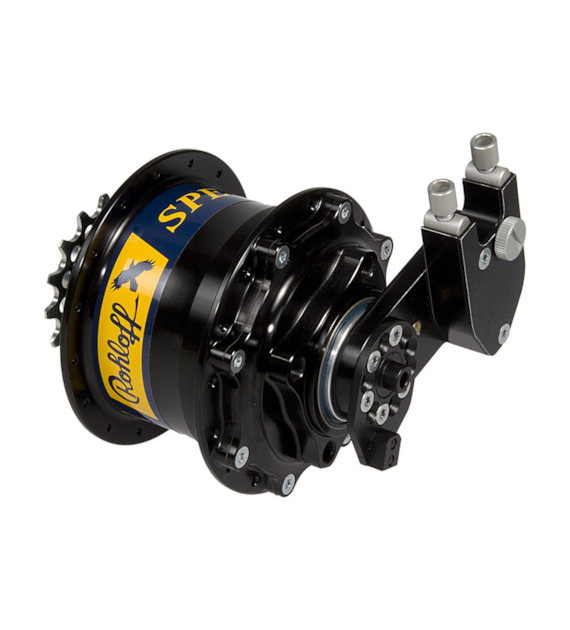 Piasta ROHLOFF SPEEDHUB 500/14 CC DB OEM 36 otw. Czarna, Zestaw (Pod oś Quick Release/Hamulec Tarczowy/Adapter OEM) (NEW)