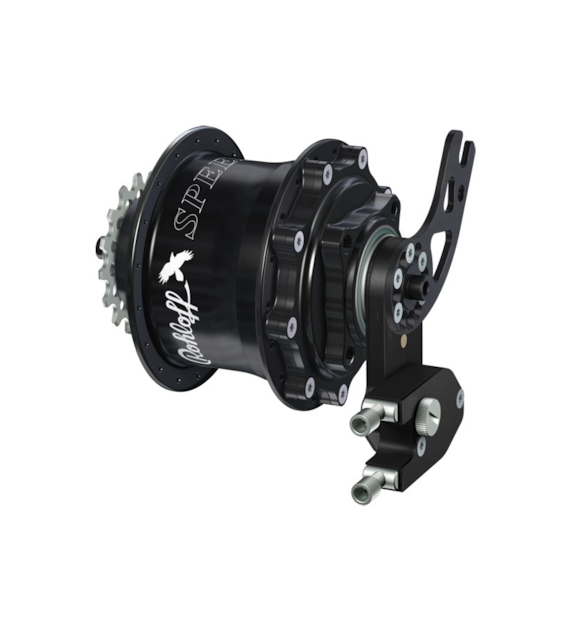 Piasta ROHLOFF SPEEDHUB 500/14 CC DB PM 36 otw. Czarna, Zestaw (Pod oś Quick Release/Hamulec Tarczowy/Adapter PM) (NEW)