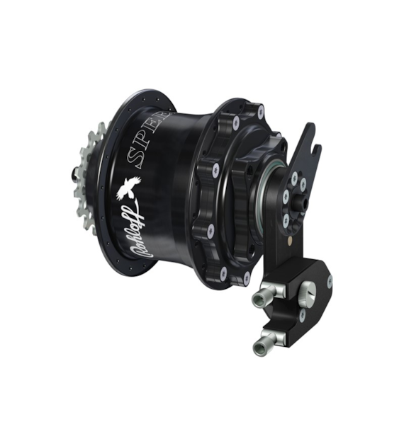 Piasta ROHLOFF SPEEDHUB 500/14 CC DB OEM2 36 otw. Czarna, Zestaw (Pod oś Quick Release/Hamulec Tarczowy/Adapter OEM2) (NEW)