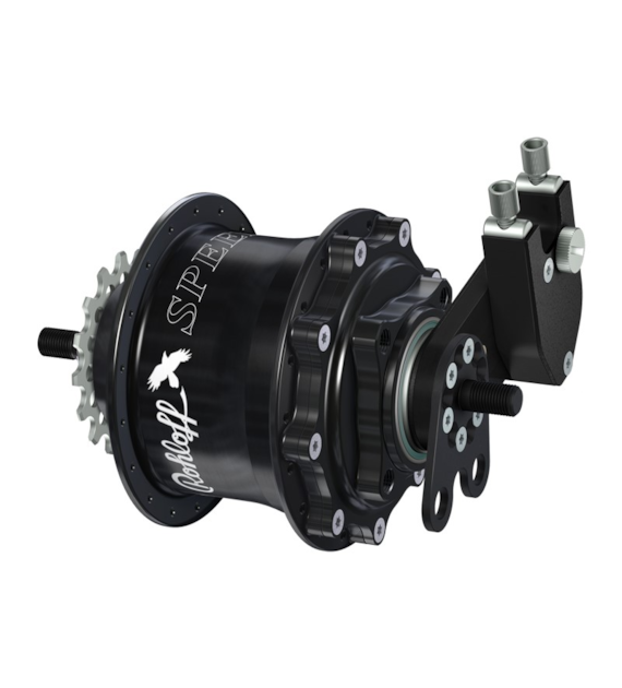 Piasta ROHLOFF SPEEDHUB 500/14 TS DB 36 otw. Czarna, Zestaw (Pod oś gwintowaną TS/Hamulec Tarczowy/Adapter Standard) (NEW)