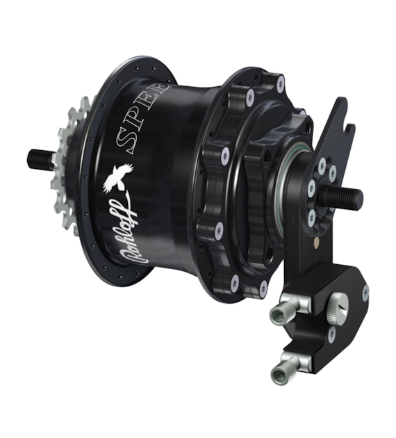 Piasta ROHLOFF SPEEDHUB 500/14 TS DB OEM2 36 otw. Czarna, Zestaw (Pod oś gwintowaną TS/Hamulec Tarczowy/Adapter OEM2) (NEW)