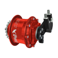 Piasta ROHLOFF SPEEDHUB 500/14 CC DB OEM 32 otw. Czerwonaa, Zestaw (Pod oś Quick Release/Hamulec Tarczowy/Adapter OEM) (NEW)