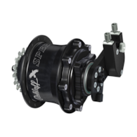 Piasta ROHLOFF SPEEDHUB 500/14 CC DB OEM 32 otw. Czarna, Zestaw (Pod oś Quick Release/Hamulec Tarczowy/Adapter OEM) (NEW)