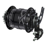 Piasta ROHLOFF SPEEDHUB 500/14 CC DB PM XL 32 otw. Czarna, Zestaw (Pod oś Quick Release/Hamulec Tarczowy/Adapter PM/O.L.D.170mm) (NEW)