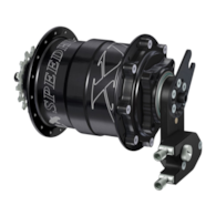 Piasta ROHLOFF SPEEDHUB 500/14 CC DB OEM2 XL 32 otw. Czarna, Zestaw (Pod oś Quick Release/Hamulec Tarczowy/Adapter OEM2/O.L.D.170mm) (NEW)