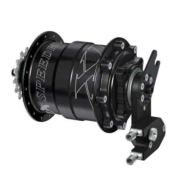 Piasta ROHLOFF SPEEDHUB 500/14 CC DB OEM2 XL 32 otw. Czarna, Zestaw (Pod oś Quick Release/Hamulec Tarczowy/Adapter OEM2/O.L.D.170mm) (NEW)