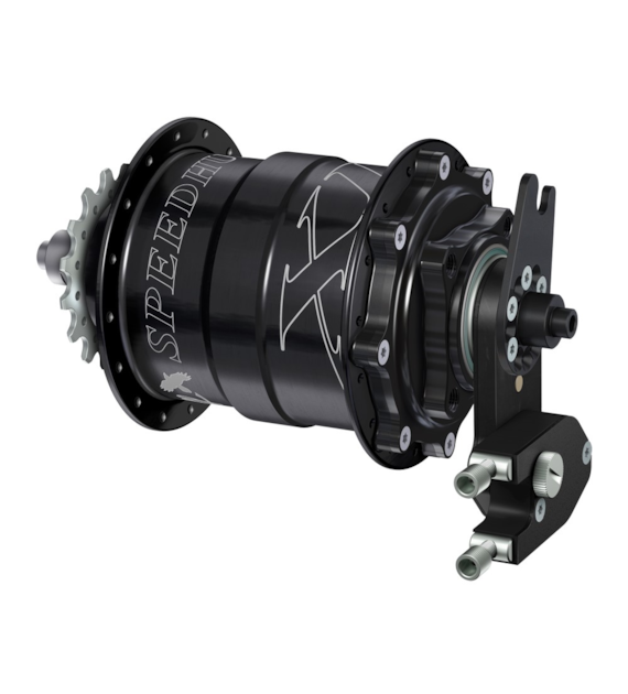 Piasta ROHLOFF SPEEDHUB 500/14 CC DB OEM2 XXL 32 otw. Czarna, Zestaw (Pod oś Quick Release/Hamulec Tarczowy/Adapter OEM2/O.L.D.190mm) (NEW)