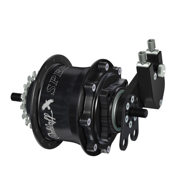 Piasta ROHLOFF SPEEDHUB 500/14 TS DB 32 otw. Czarna, Zestaw (Pod oś gwintowaną TS/Hamulec Tarczowy/Adapter Standard) (NEW)