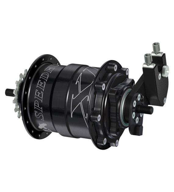 Piasta ROHLOFF SPEEDHUB 500/14 TS DB OEM XL 32 otw. Czarna, Zestaw (Pod oś gwintowaną TS/Hamulec Tarczowy/Adapter OEM/O.L.D.170mm) (NEW)