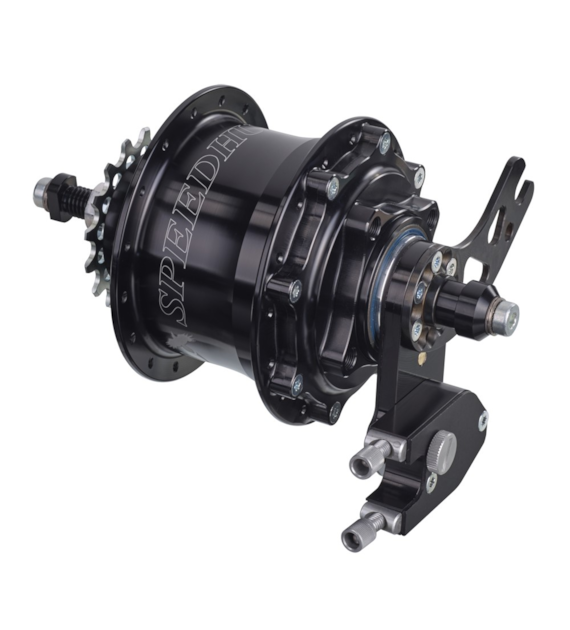 Piasta ROHLOFF SPEEDHUB 500/14 A12 DB PM 32 otw. Czarna, Zestaw (Pod Sztywną Oś/Hamulec Tarczowy/Adapter PM) (NEW)
