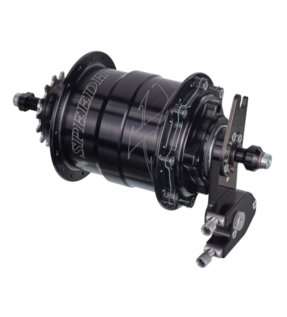 Piasta ROHLOFF SPEEDHUB 500/14 A12 DB OEM2 XL 32 otw. Czarna, Zestaw (Pod Sztywną Oś/Hamulec Tarczowy/Adapter OEM2/O.L.D.177mm) (NEW)